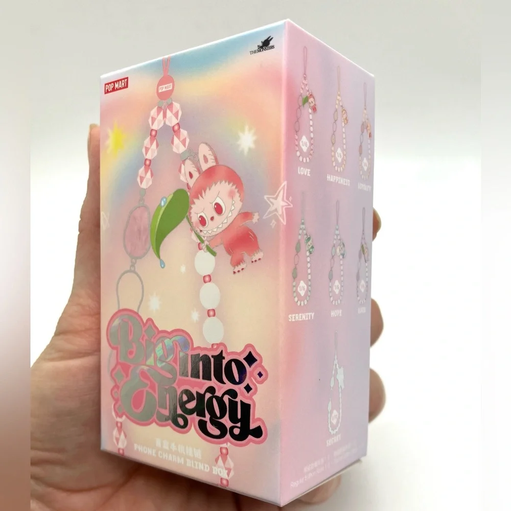 LOYALTY / PINK - Pop Mart Labubu Big Into Energy Phone Charm Strap Confirmed🌟 - Picture 2 of 8